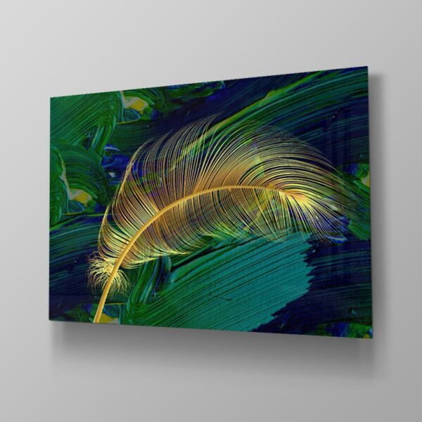 Feather Gold Abstract