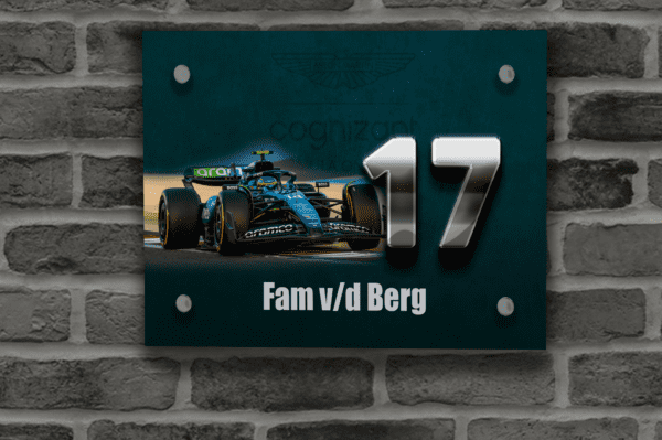 F1 Naambordje 17