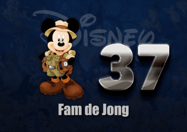 Disney Naambordje 25