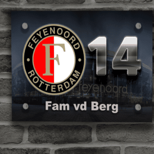 Feyenoord Naambordje 3