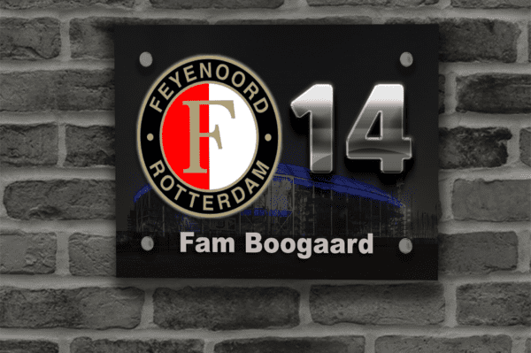 Feyenoord Naambordje 7