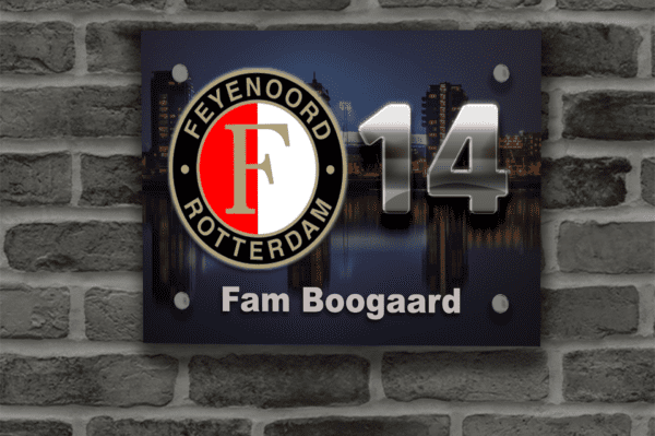 Feyenoord Naambordje 8