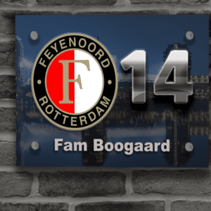 Feyenoord Naambordje 9