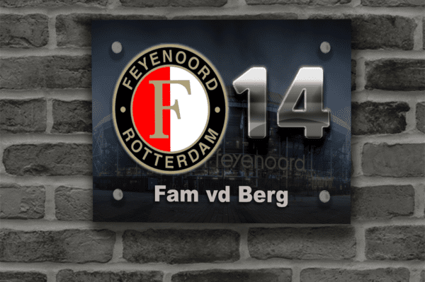 Feyenoord Naambordje 3