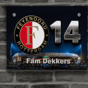 Feyenoord Naambordje 10