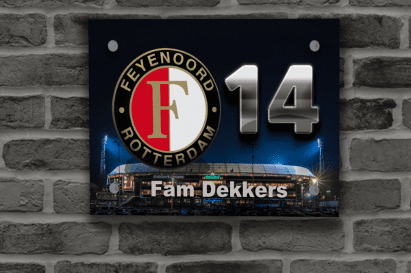 Feyenoord Naambordje 10