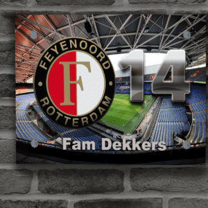 Feyenoord Naambordje 11