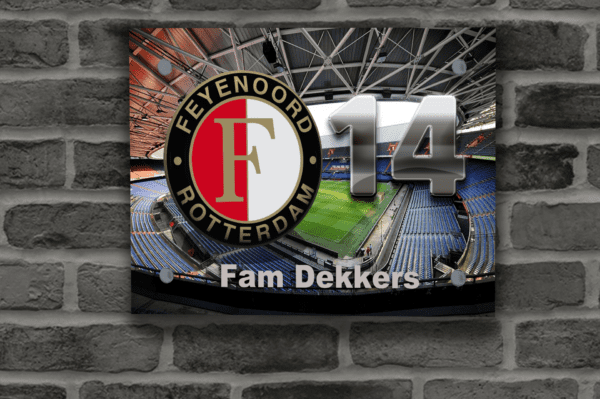 Feyenoord Naambordje 11