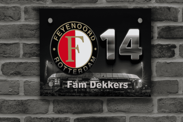 Feyenoord Naambordje 12