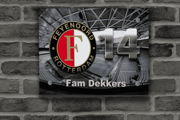 Feyenoord Naambordje 14