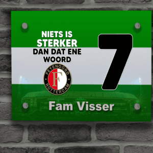 Feyenoord Naambordje 15